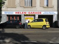Helen-Garage -Firmentafelbeschriftung